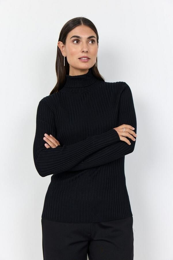 Soyaconcept Slim fit shirt met lange mouwen van viscosemix model 'Dolli' - Foto 10