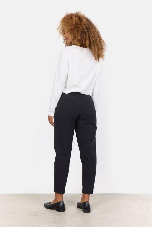 Soyaconcept Comfortbroek SC-CISSIE 10-C lichte zomerbroek van katoen in linnenlook