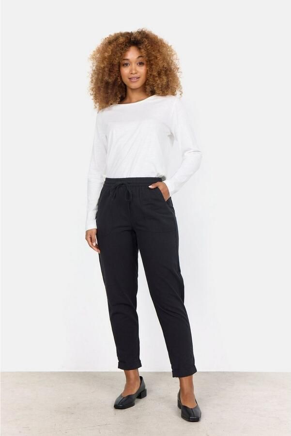 Soyaconcept Comfortbroek SC-CISSIE 10-C lichte zomerbroek van katoen in linnenlook - Foto 2
