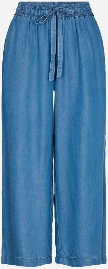 Soyaconcept Straight fit stoffen broek van pure lyocell model 'Liv' - Foto 2