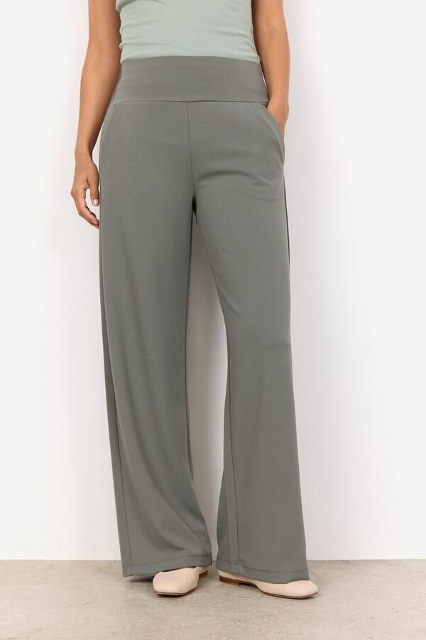 Soyaconcept regular fit pantalon olijfgroen - Foto 4