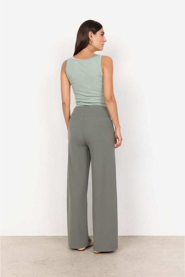 Soyaconcept regular fit pantalon olijfgroen - Foto 2