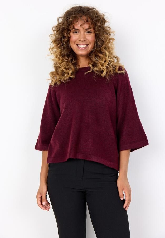 Soyaconcept Gebreide pullover met 1 2-mouwen model 'ORLEAN' - Foto 4