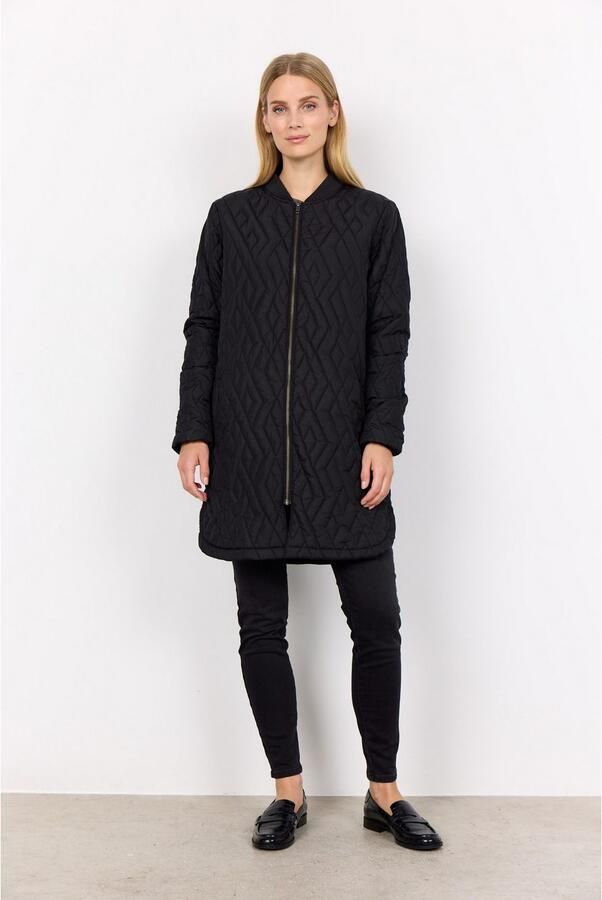 Soyaconcept Gewatteerde jas SC FENYA10 met afgeronde splitjes opzij - Foto 3