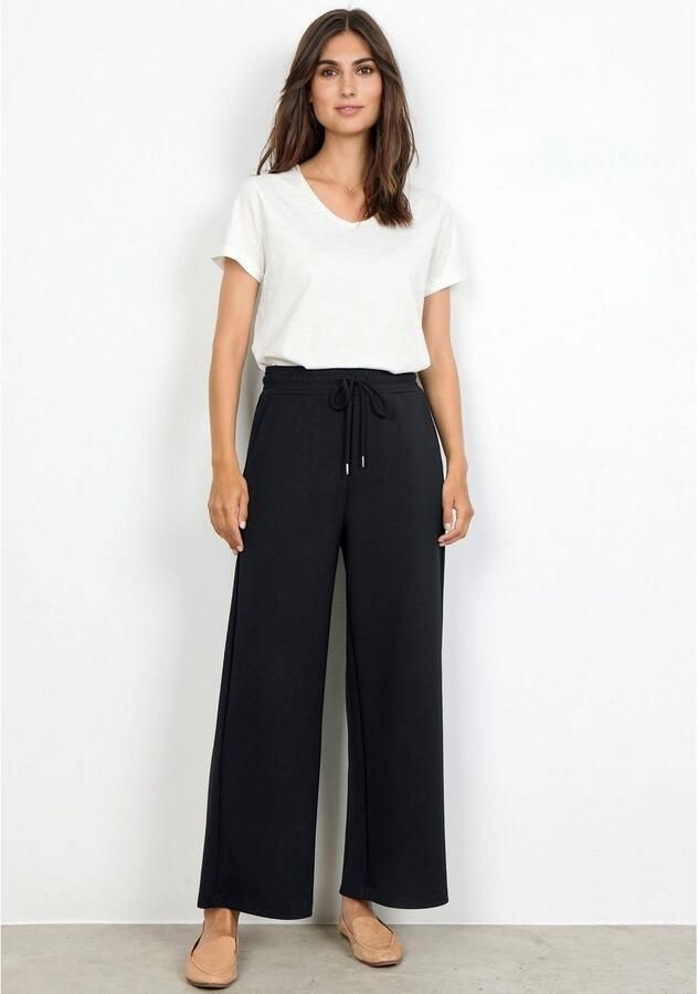 Soyaconcept Comfortabele zwarte broek met elastische taille Black Dames - Foto 2