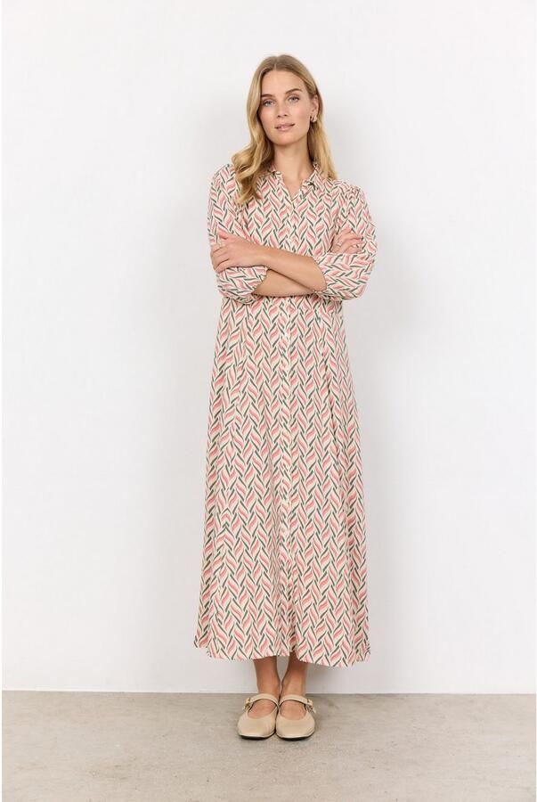 Soyaconcept Midi-jurk met knoopsluiting model 'PENNY'