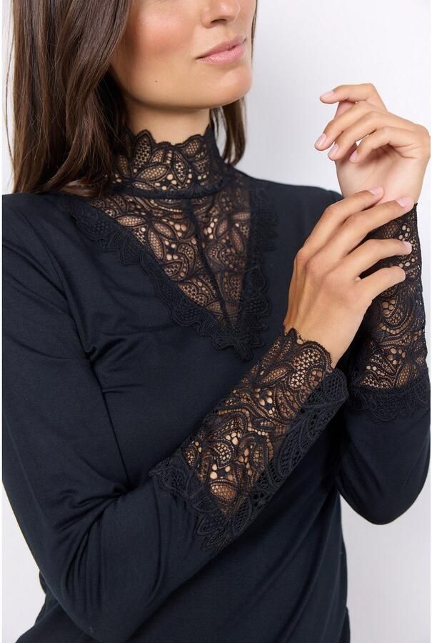 Soyaconcept Slim fit shirt met lange mouwen van lyocellmix model 'Marica' - Foto 2