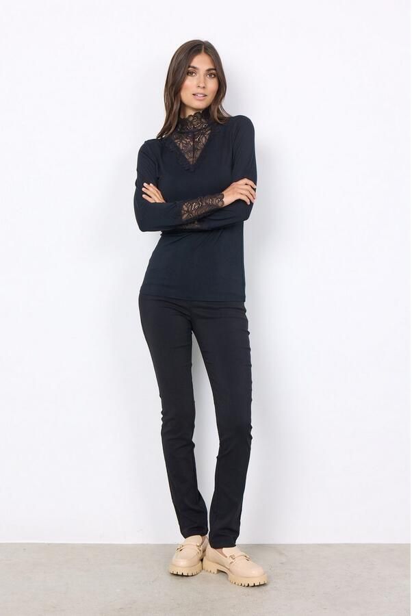 Soyaconcept Slim fit shirt met lange mouwen van lyocellmix model 'Marica' - Foto 3