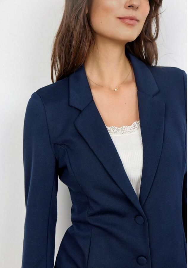 Soyaconcept Korte zwarte blazer met getailleerde pasvorm Black Dames - Foto 3