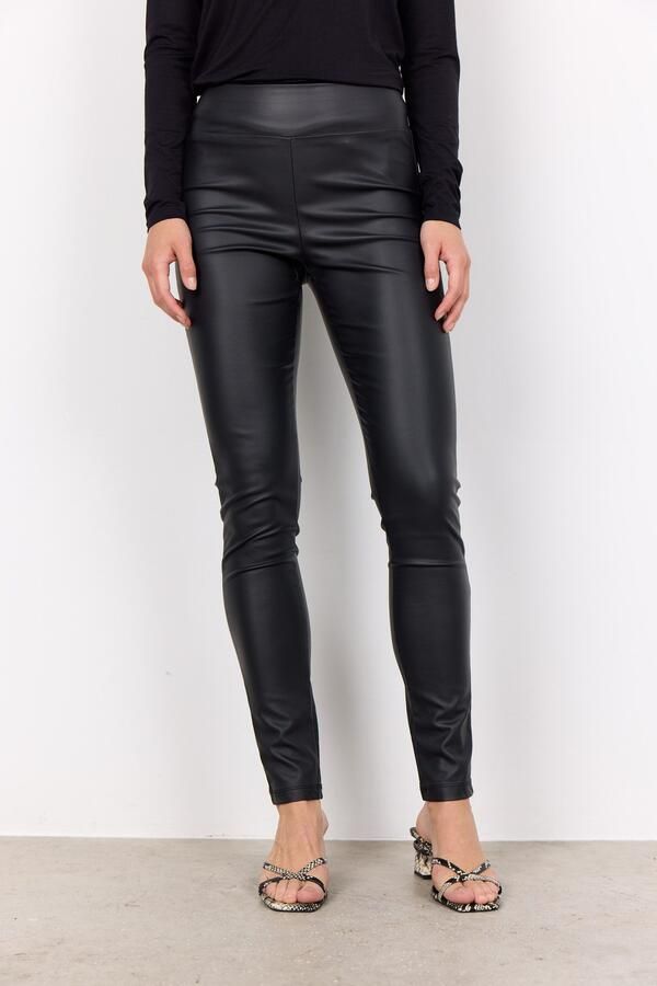 Soyaconcept Hoge taille zwarte leggings met stretch Black Dames - Foto 7