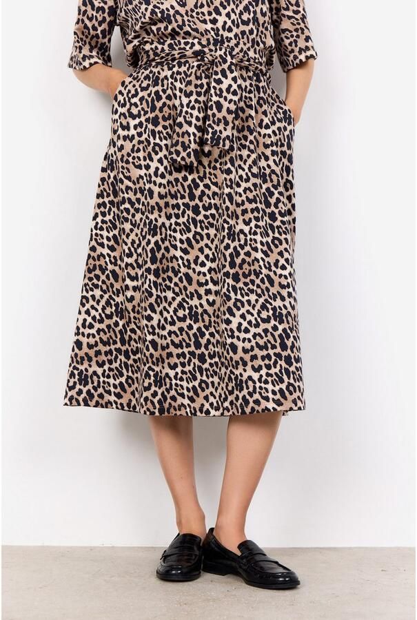 Soyaconcept Midirok met strikceintuur model 'OPHIA'