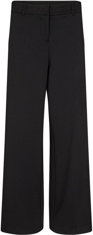 Soyaconcept Wide leg stoffen broek met paspelzak model 'DANIELA' - Foto 4