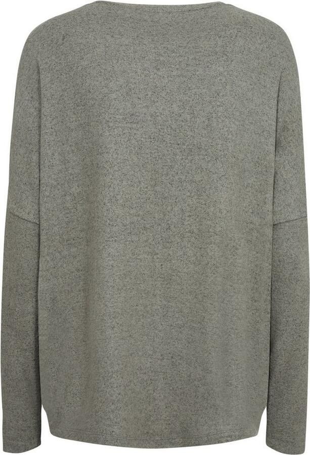 Soyaconcept Shirt met ronde hals SC-BIARA 1 comfortabele trui elastische viscosekwaliteit in gemêleerde uitstraling - Foto 2