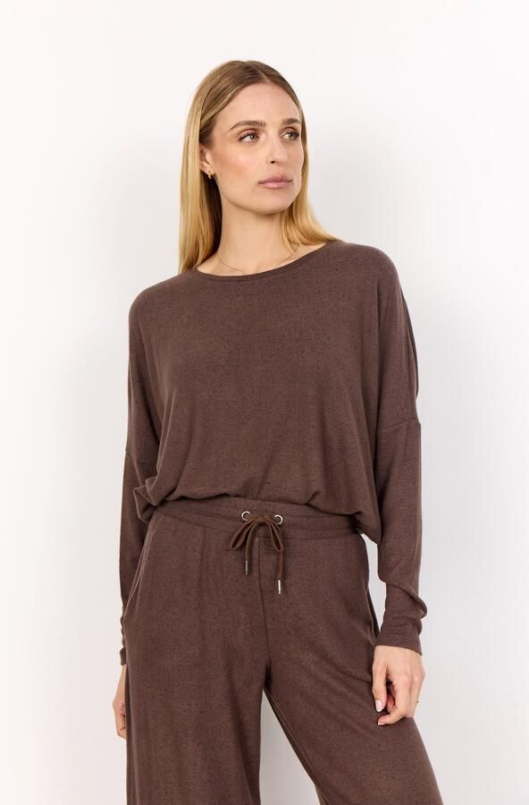 Soyaconcept Shirt met ronde hals SC-BIARA 1 comfortabele trui elastische viscosekwaliteit in gemêleerde uitstraling - Foto 4