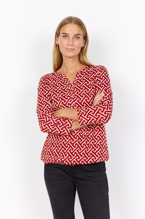 Soyaconcept Lang shirt met 3 4-mouwen model 'FELICITY' - Foto 4
