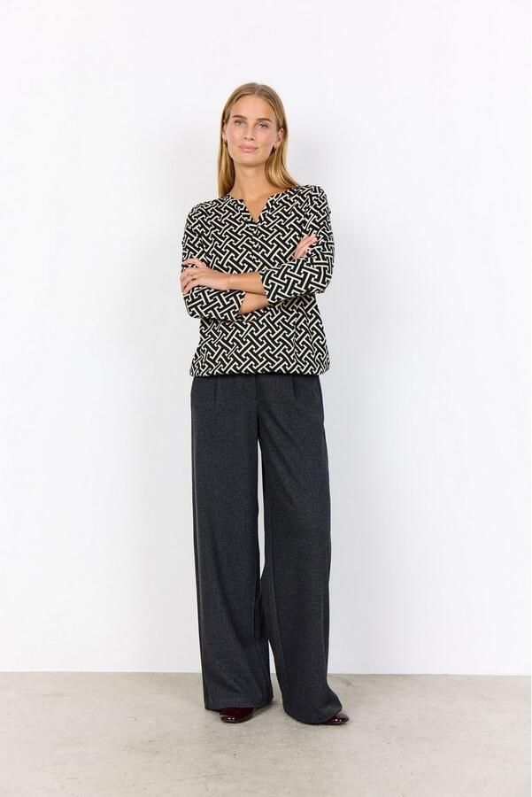 Soyaconcept Lang shirt met 3 4-mouwen model 'FELICITY' - Foto 3