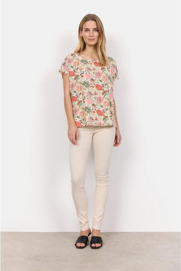 Soyaconcept Blouseshirt van viscose met all-over motief model 'Sammy' - Foto 4