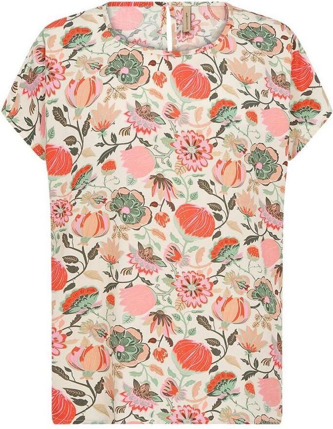 Soyaconcept Blouseshirt van viscose met all-over motief model 'Sammy'