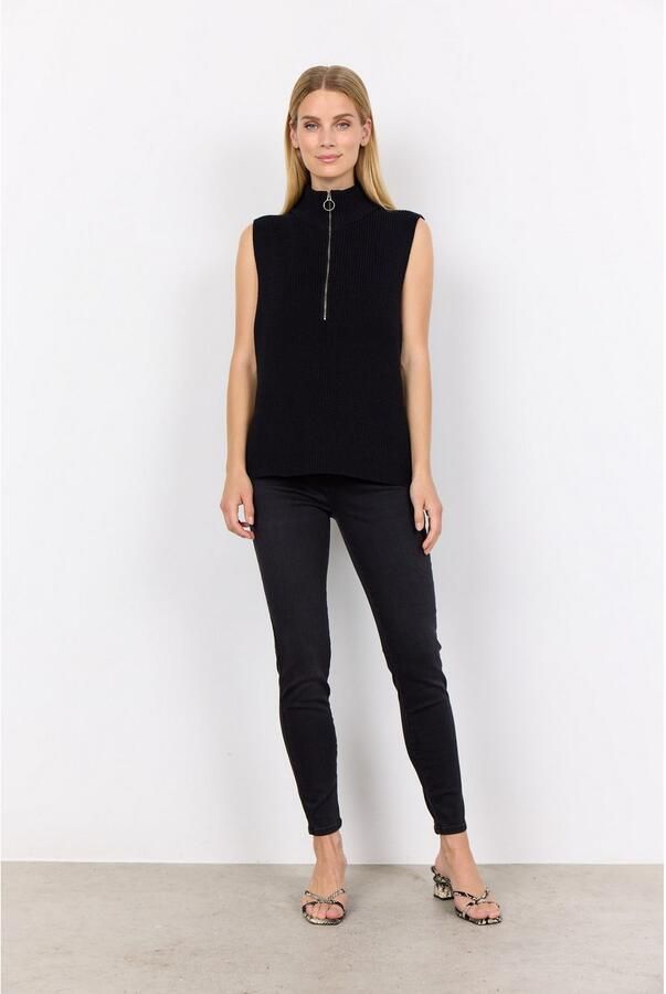 Soyaconcept Spencer met opstaande kraag en ritssluiting model 'Julia'