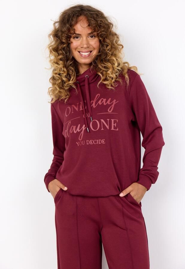 Soyaconcept Sweatshirt met opstaande kraag en tunnelkoord model 'BANU' - Foto 4