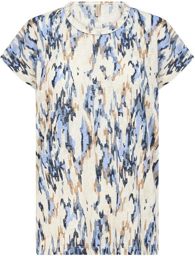 Soyaconcept Abstract Print Shirt Blauw Multicolor Dames - Foto 3