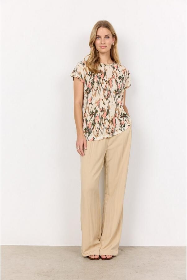 Soyaconcept Abstract Print Shirt in Perzik Multicolor Dames - Foto 4