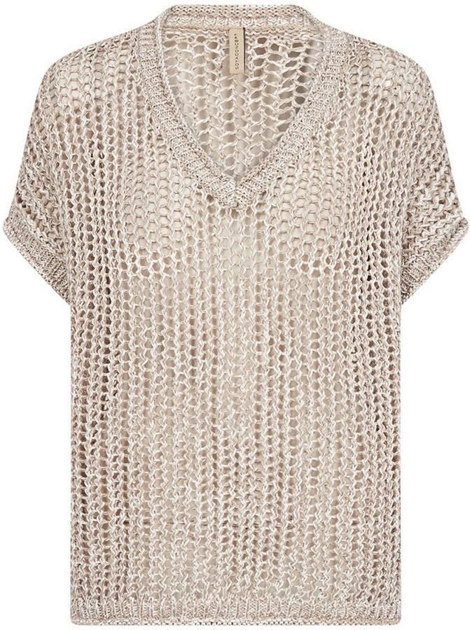 Soyaconcept Gebreide pullover met ribboorden model 'RUDY'