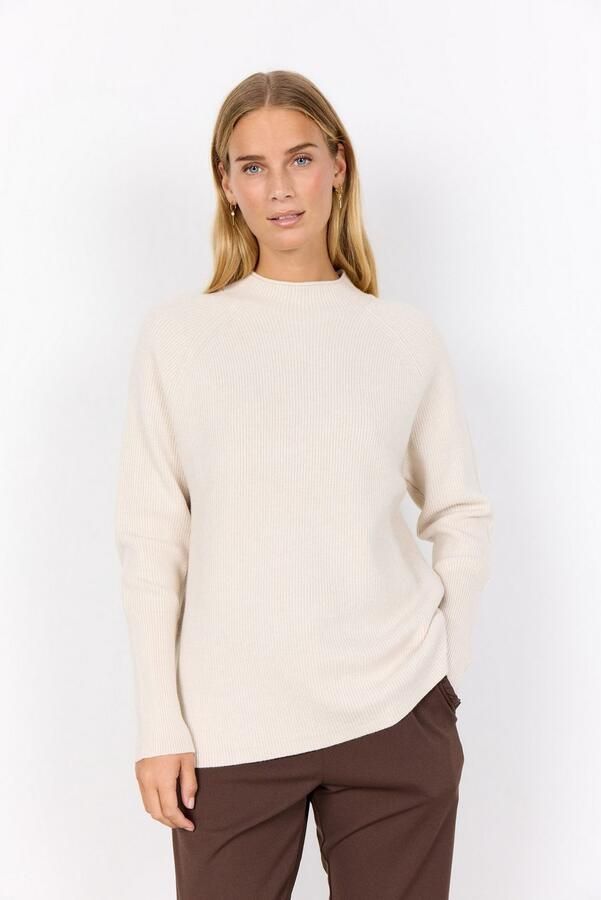Soyaconcept Gebreide pullover met ribboorden model 'KANITA' - Foto 6