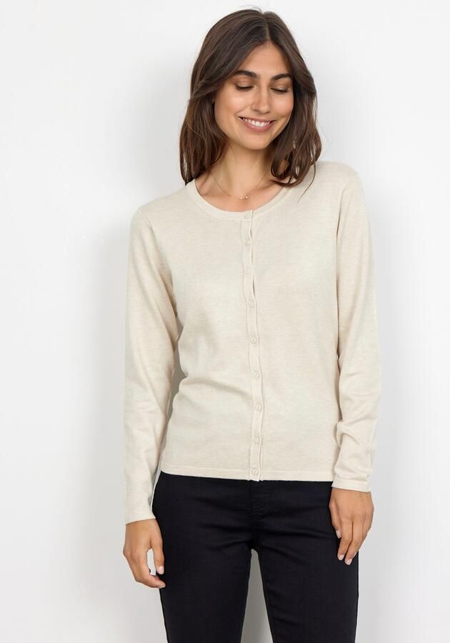 Soyaconcept Oversized gebreide pullover met ronde hals model 'Biara' - Foto 5