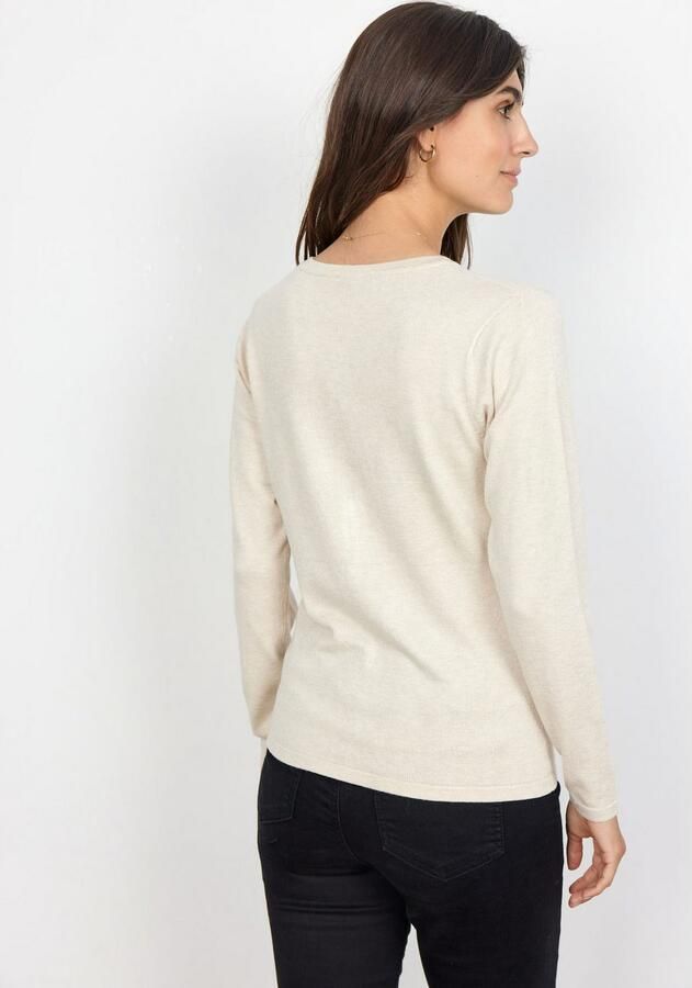 Soyaconcept Oversized gebreide pullover met ronde hals model 'Biara' - Foto 3
