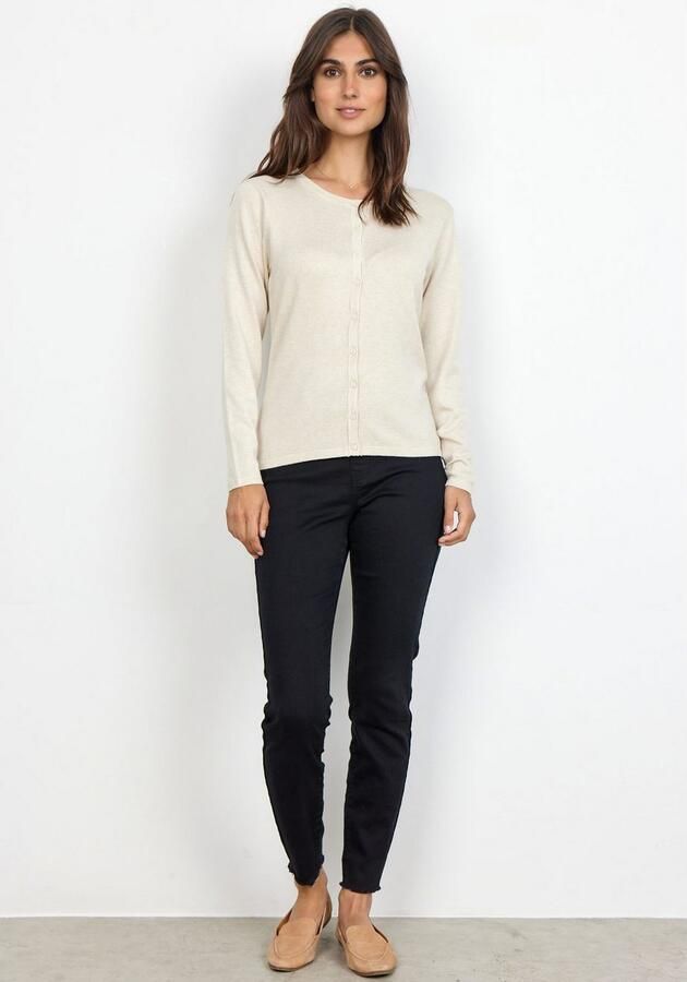 Soyaconcept Oversized gebreide pullover met ronde hals model 'Biara' - Foto 4