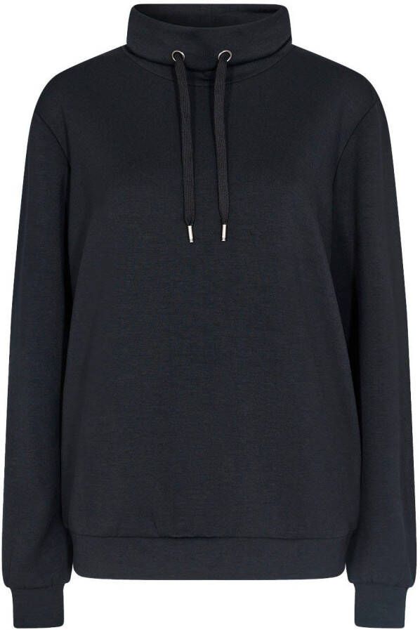 Soyaconcept Sweatshirt met opstaande kraag en tunnelkoord model 'Banu'