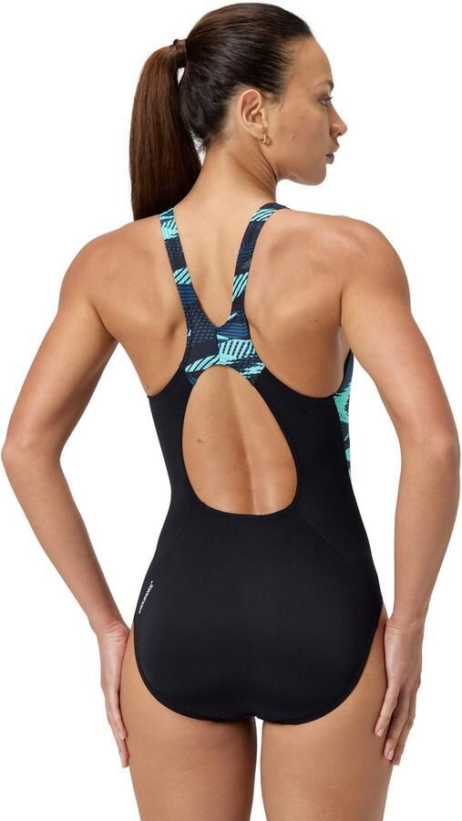 Speedo Endurance+ sportbadpak HyperBoom Splice zwart turquoise - Foto 4