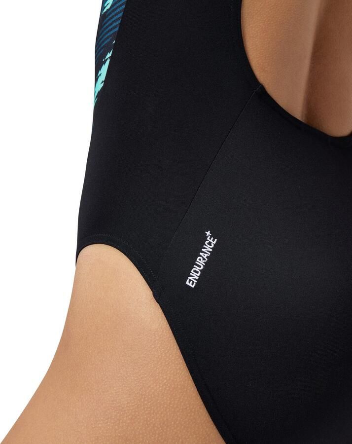 Speedo Endurance+ sportbadpak HyperBoom Splice zwart turquoise - Foto 3