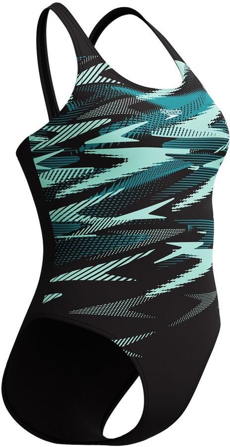 Speedo Endurance+ sportbadpak HyperBoom Medalist zwart groen - Foto 6