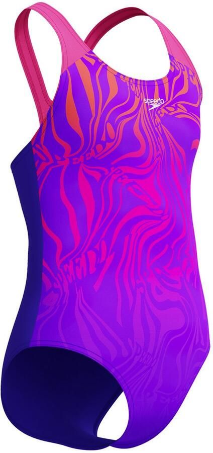 Speedo Badpak Girls digitale plaatsing splashback voor meisjes (1 stuk) - Foto 2