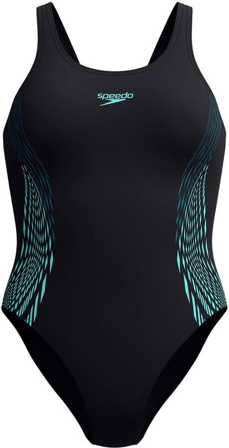 Speedo Endurance+sportbadpak Muscleback zwart groen - Foto 5