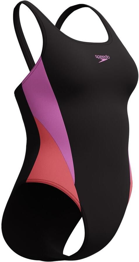 Speedo EnduraFlex sportbadpak Muscleback zwart paars - Foto 2