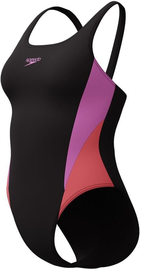 Speedo EnduraFlex sportbadpak Muscleback zwart paars - Foto 4