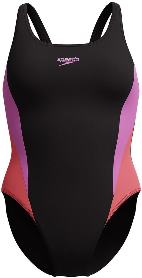 Speedo EnduraFlex sportbadpak Muscleback zwart paars - Foto 5