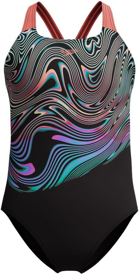 Speedo ECO+ Digital Placement Powerback Badpak Meisjes