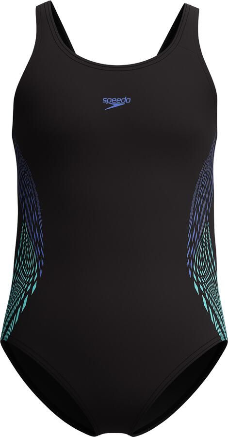 Speedo EnduraFlex sportbadpak Muscleback zwart blauw