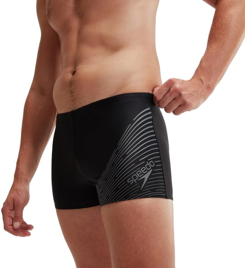 Speedo EnduraFlex zwemboxer Medley Logo zwart donkergrijs - Foto 6