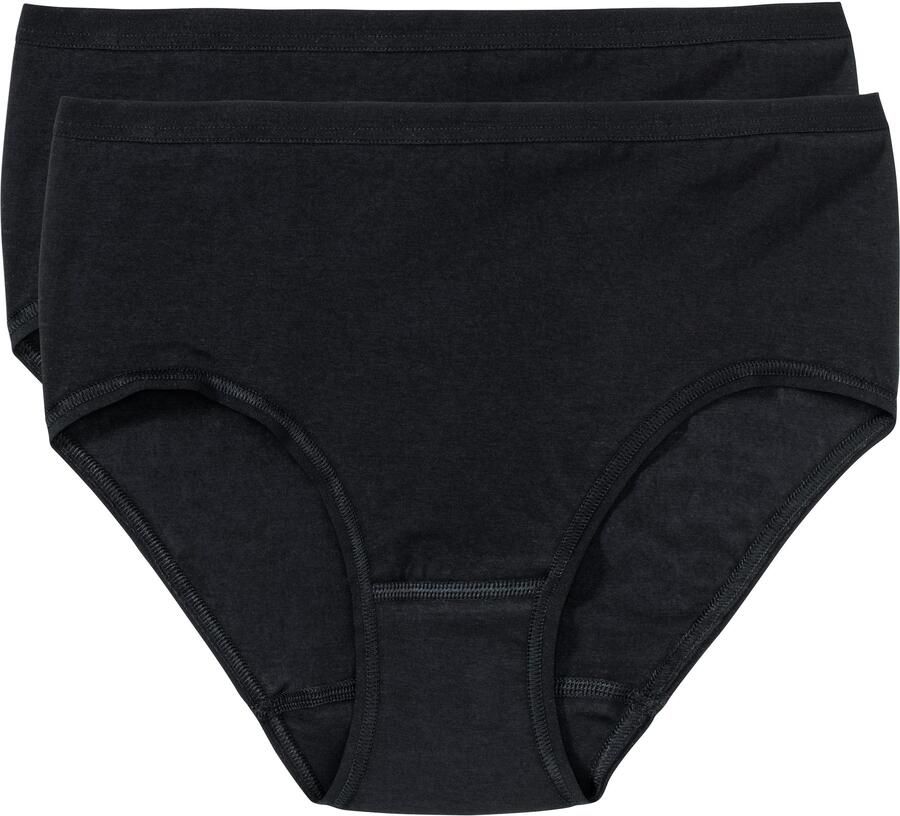 Speidel Midislip Take-two zacht ademend comfortabel basic hoog uitgesneden katoenmix (2 stuks Set van 2) - Foto 3