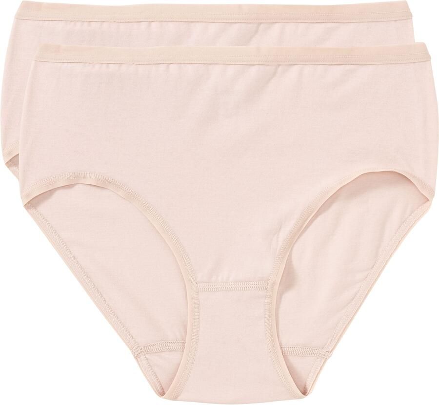 Speidel Midislip Take-two zacht ademend comfortabel basic hoog uitgesneden katoenmix (2 stuks Set van 2) - Foto 3