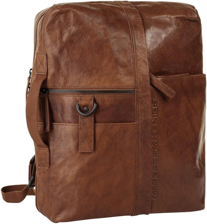 Spikes & Sparrow Aktetas echt leder - Foto 2