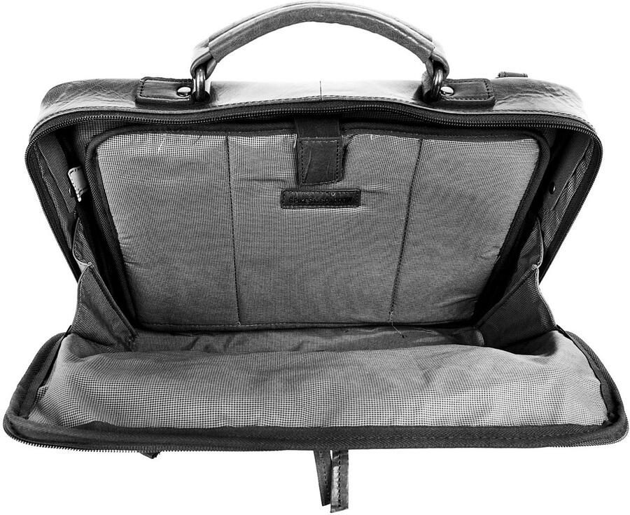 Spikes & Sparrow Aktetas echt leder - Foto 3