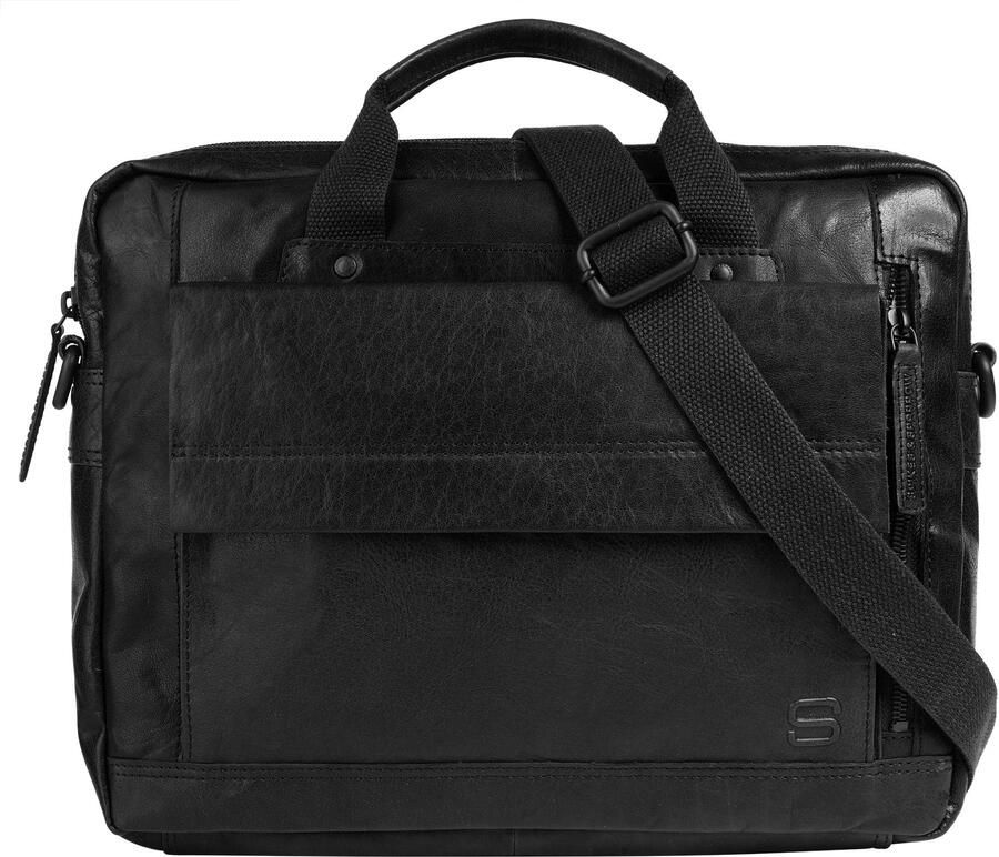 Spikes & Sparrow Aktetas echt leder - Foto 6