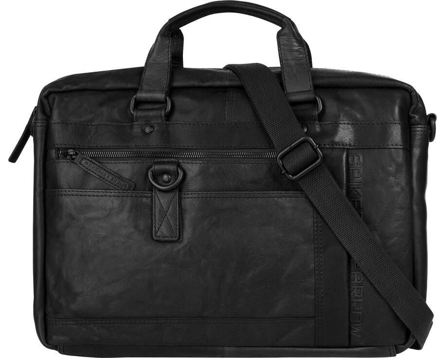 Spikes & Sparrow Aktetas echt leder - Foto 5