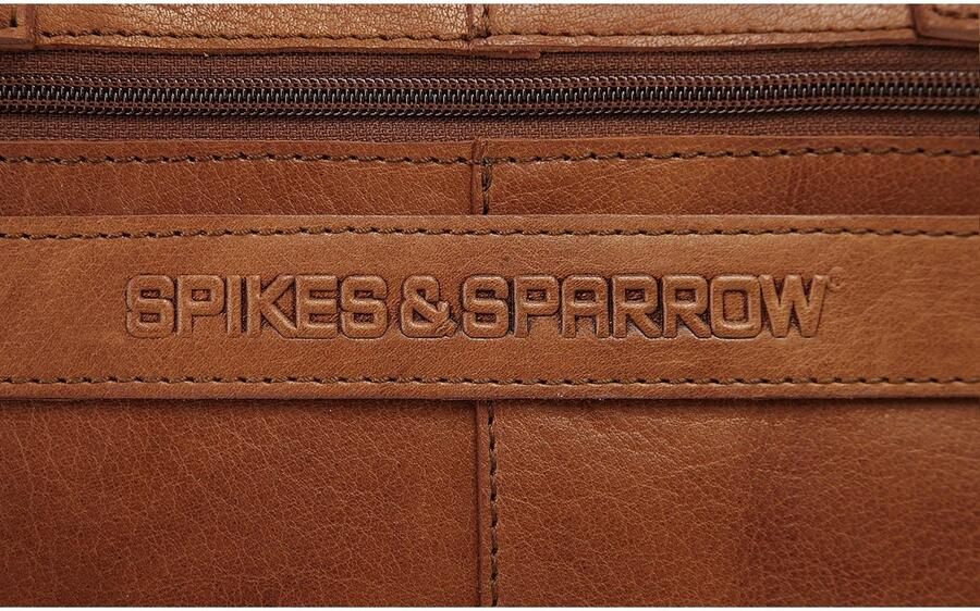 Spikes & Sparrow Aktetas echt leder - Foto 4